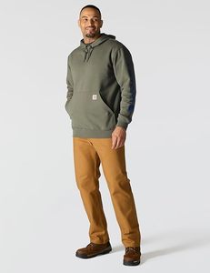 Sudadera con Capucha para Hombre, Corte Regular, Color Sólido, Estilo Casual Otoñal, con Logotipo en la Manga - Product Image 5