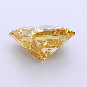 Diamant Princesse Jaune Intense Fantaisie 2,03 carats, clarté VVS2, finition EX, CVD, pierre cultivée en laboratoire, pierre précieuse jaune étincelante pour bijoux - Product Image 1