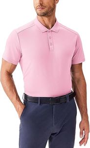 Polo de Secado Rápido para Hombre, Manga Corta, Color Sólido, Tejido de Punto, Informal, Deportivo, Corte Regular, Negro, Gris, Mostaza - Product Image 2