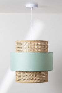 Lámpara Colgante de Ratán Natural Estilo Nórdico, Lámpara de Techo de Bambú Tejida a Mano para Decoración de Hogar, Hotel, Cafetería - Product Image 3