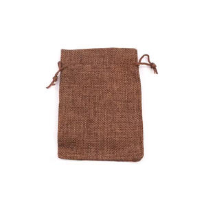 Sac à pain en jute imprimé sur mesure avec cordon de serrage, sac de rangement pour pain de qualité alimentaire - Product Image 3