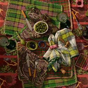 Anneaux de serviette modernes de luxe en résine écologique faits à la main, durables et de haute qualité, avec coquillages et pierres incrustés, design personnalisable, élégants - Product Image 6