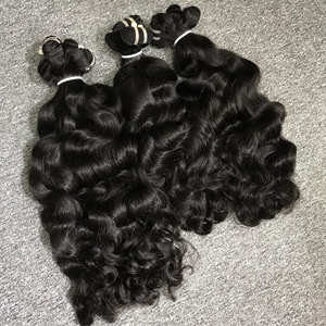 Extensions de cheveux vietnamiens crus bouclés profonds naturels cambodgiens un donneur 100% cheveux vierges non transformés du Vietnam - Product Image 3