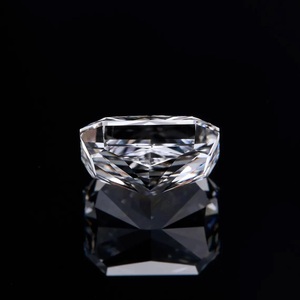 Diamant taille radiant, 3 carats, couleur E, clarté VS1, cultivé en laboratoire (CVD HPHT), synthétique, pour bague de fiançailles - Product Image 5