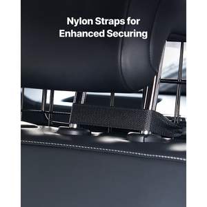 Barrière de voiture pour chien en treillis métallique robuste et réglable, 35,4\"-60,6\", universelle, séparateur de voiture, couverture de coffre, couverture de siège arrière pour animaux de compagnie - Product Image 6