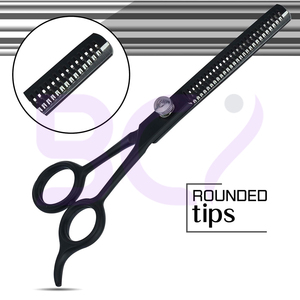 Tijeras de Adelgazamiento de Cabello de Acero Inoxidable, Fáciles de Usar, Antideslizantes, Duraderas, con Agarre Cómodo, para un Mezclado Preciso, Precio al por Mayor - Product Image 2