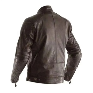 Veste de moto en cuir unisexe personnalisée-2025 nouvelle vente en gros de haute qualité été/hiver utilisation ignifuge et imperméable - Product Image 2