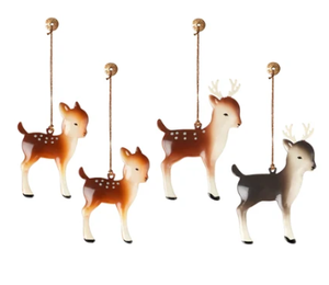 Cute <b>Glass</b> Deer <b>Christmas</b> <b>Ornament</b> Hanging Baby Fawn <b>Tree</b> Decoration - Product Image 4