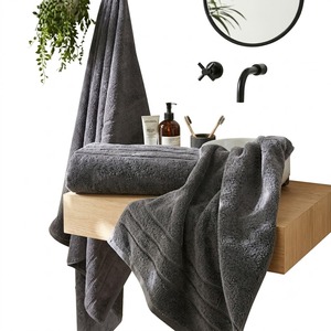 Serviette de bain en coton bio 100% écologique, tissage gaufré, luxe, très absorbante, séchage rapide, effet nid d'abeille, pour hôtel, spa, salle de bain - Product Image 3