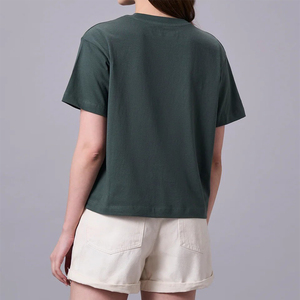 Camisetas de Verano para Mujer al por Mayor con Logotipo Personalizado, Corte Recto, Manga Corta, Secado Rápido, Transpirables, Sólidas, Informales - Product Image 3