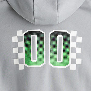 เสื้อฮู้ดซิปผู้ชาย ผ้าเจอร์ซีย์ 360 กรัม โพลีเอสเตอร์/คอตตอน ซักแล้ว ระบายอากาศได้ดี ทรงโอเวอร์ไซส์ เป็นมิตรต่อสิ่งแวดล้อม - Product Image 6