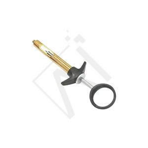 Seringue d'anesthésie dentaire réutilisable Accuram Or & Noir, en acier inoxydable, avec cartouche aspirante, pour usage en clinique dentaire - Product Image 2