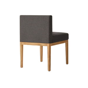 Chaise de salle à manger d'extérieur moderne en teck massif avec coussin confortable, résistante aux intempéries, meubles écologiques, personnalisation possible - Product Image 4