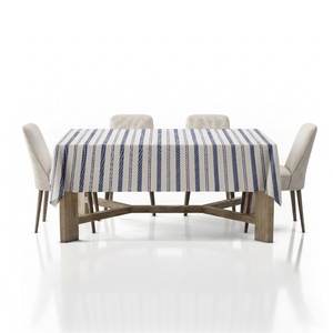 Mantel de Tela de Algodón para Mesa de Comedor, Suave, Transpirable y Lavable, Cubierta para Mesa de Cocina - Product Image 1