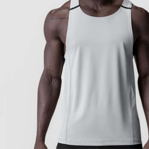 Camiseta sin Mangas Casual de Punto para Hombre, 100% Algodón, Moda de Verano, Alta Calidad, Transpirable, Secado Rápido, para Gimnasio y Entrenamiento, Precio Bajo - Product Image 3