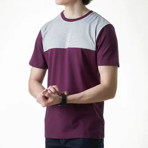 Camiseta de Alta Calidad para Hombre, 3 Colores, 100% Algodón Jersey, Lisa, Teñida, con Logotipo Frontal, para Verano - Product Image 1