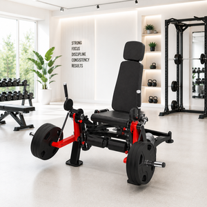 Máquina de Ejercicios para Piernas QLI, Comercial, Resistente, con Placas de Metal Ajustables, para Entrenamiento de Piernas - Product Image 1