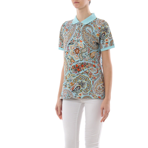 Polo pour femme, nouvelle mode, coupe ajustée, décontracté, manches courtes, streetwear, motif imprimé par sublimation - Product Image 2