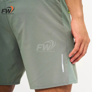 ชุดเซ็ตเสื้อแจ็คเก็ตและกางเกงวินด์เบรกเกอร์ผ้าไนลอนเนื้อนุ่มแบบทอ พร้อมปักโลโก้ตามสั่ง (OEM) สำหรับผู้ชาย - Product Image 4