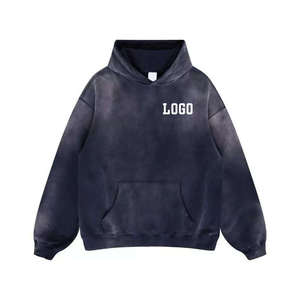 Sudadera con Capucha Premium SPAHI ENTERPRISES para Hombre, 100% Algodón Tejido, Ecológica, Oversize, Lavado Ácido, Logotipo Frontal con Impresión Digital - Product Image 1