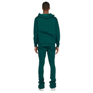 Nuevo Conjunto Deportivo Personalizado para Hombre 2025 con Sudadera con Capucha y Pantalones Acampanados, Chándal de 2 Piezas de Alta Calidad con Logotipo para Hombre - Product Image 4