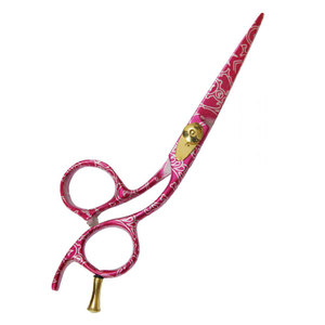 Tijeras de Peluquería Profesionales para Cortar el Cabello, Acero Inoxidable Alemán de Alta Calidad, Afiladas, para Diestros, Color Rosa Personalizable - Product Image 2