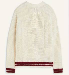 Suéter de Punto Estilo Universitario, Holgado, Informal, para Invierno - Prenda de Punto de Alta Calidad, Suave y Transpirable para Mujer, Otoño - Product Image 5