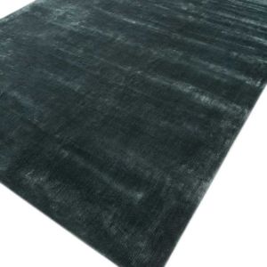 Z&H Home Hand Tufted Loomed Sage Green Solid Viscose Silk <b>Thick</b> Plush Cut Pile PET Friendly Cushioned Modern Washable Rug - Product Image 1