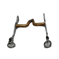 Bocados Tom Thumb para Caballos, de Acero Inoxidable y Aluminio, Bocado Ecuestre Occidental para Entrenamiento y Control, Equipo Ecuestre