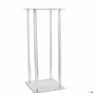 Beautiful Artificial Floral Arrangements Crystal Tall Clear <b>Acrylic</b> Flower Stand Wedding Centerpieces Table Decorations - Product Image 1