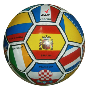 Balón de Fútbol WEMBLEY SPORTS Modelo WS-SB-F55-041 de PVC de 2.7 mm de Grosor para Entrenamiento Juvenil y Adulto con Banderas Nacionales para Uso en Interiores/Exteriores - Product Image 4