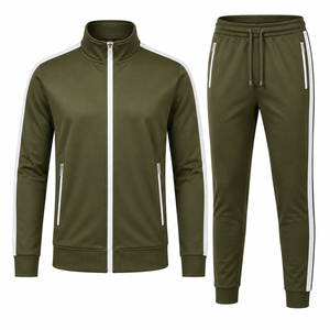 Conjunto Deportivo Casual con Capucha Personalizado Unisex al por Mayor, Traje de Gimnasio con Cremallera Completa, Ajuste Ceñido, Ropa Deportiva Lisa de Alta Calidad - Product Image 3