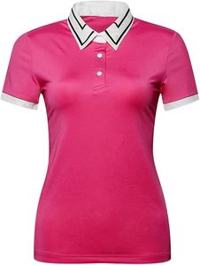เสื้อโปโลผู้หญิงทรงเข้ารูป ผ้าฝ้ายระบายอากาศอย่างดี พรีเมียม ปักโลโก้ได้ตามต้องการ เสื้อกีฬากอล์ฟสำหรับผู้หญิง ส่งออก - Product Image 2