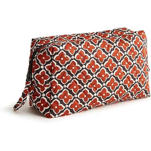 White Custom Cotton Travel Cosmetic Bag <b>Makeup</b> Bag Cosmetic Pouch Travel Toiletry Eyelash Pouch With Zippered Pocket With Logo - Product Image 5