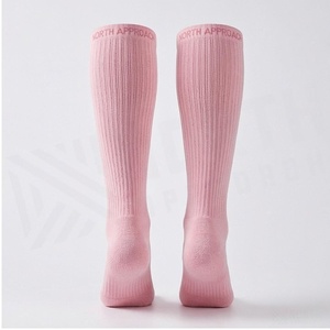 Crew <b>Socks</b> Geometric Pattern Blue Breathable <b>Running</b> <b>Socks</b> for Adults Spring Season - Product Image 2
