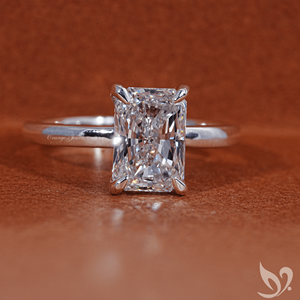 แหวนเพชรทรงรัศมี 2 กะรัต ได้รับการรับรองจาก IGI เพชรเพาะเลี้ยงสำหรับผู้หญิง แหวนหมั้นและแต่งงาน ของขวัญ แหวนทองคำขาว 18K - Product Image 1