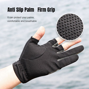 Guantes de Pesca de Medio Dedo con Logotipo Personalizado, Construcción Flexible, Ajuste Seguro para Navegación, Deportes Acuáticos, Uso Multiusos - Product Image 2
