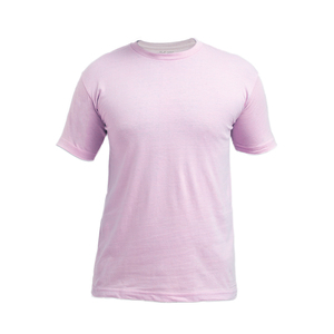 เสื้อยืดผู้ชายลำลอง ผ้าเจอร์ซีย์ถักเรียบ สีพื้น CVC (60/40) 180 กรัม ทรงปกติ แขนสั้น คอกลม ระบายอากาศ แห้งเร็ว - Product Image 2