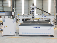 Máquina enrutadora CNC 2130 1325 con mesa de vacío Enrutador Cnc de 3 ejes 2130-T para fabricación de muebles de aluminio Mdf de madera
