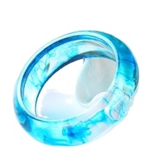 Bijoux TENDANCE Résine Acrylique Bracelet Bracelet Exagéré Éblouissant Multicolore Large Irrégulier Carré Acrylique Bracelets Femmes - Product Image 3