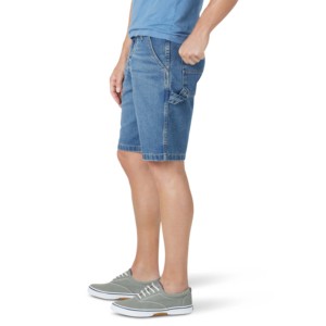 Jorts Populares para Hombre, Pantalones Cortos de Mezclilla de Cintura Alta y Pierna Recta, 100% Algodón, Transpirables para Verano, Lavados con Pedrería - Product Image 5