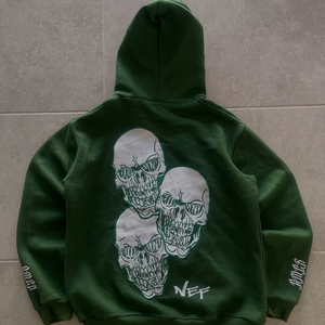 Sweat à capuche classique pour homme personnalisable OEM, 100 % haute qualité, en molleton 300-400 g/m² (mélange coton-polyester), doublure numérique - Product Image 6