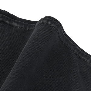 High Quality Cotton Men <b>T</b>-shirt Streetwear Oversized Cotton <b>T</b>-shirts Heavyweight Washed <b>T</b>-shirt for Men - Product Image 4