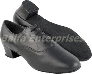 Zapatos de Baile de Salón Estándar para Hombre, con Cordones, Suela de Gamuza, Tela de Algodón, para Baile Latino, Tango, Rumba, Vals Social - Product Image 5