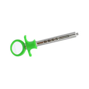 Jeringas de aspiración manuales reutilizables de acero inoxidable Dogmatic para inyecciones dentales, mango de plástico plateado, instrumentos quirúrgicos dentales - Product Image 4