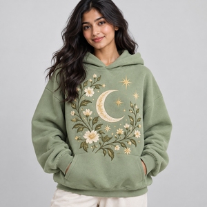 Womens pullover <b>hoodies</b> with personalized <b>stitched</b> designs soft interiors and modern cuts for clothing retailers - Product Image 1