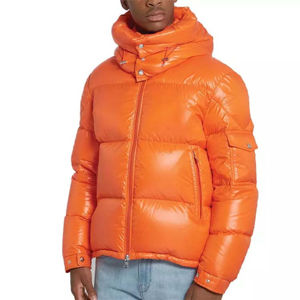Men Premium Hooded Bubble Jacket <b>Warm</b> Lightweight Quilted Casual Full Zip <b>Waterproof</b> Breathable Winter Regular Fit Outdoor - Product Image 2