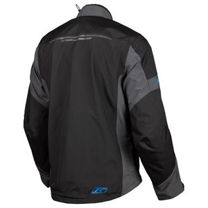 Veste de moto imperméable pour homme Traverse GTX, manches longues, noir, gris, bleu, logo sur le devant, toutes saisons - Product Image 2