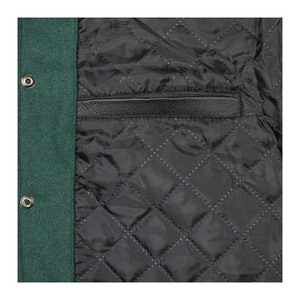 <b>Man</b> Plain Blank Varsity Letterman <b>Jackets</b> 2025 Wholesale Custom Latest Designs Regular Sleeve 100% Wool Stand Collar - Product Image 5