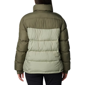 Women's Waterproof Eco-Friendly Fur Trim Zipper Bubble Bomber <b>Jacket</b> Crew Neck Lightweight Breathable Windproof Winter <b>Long</b> - Product Image 2